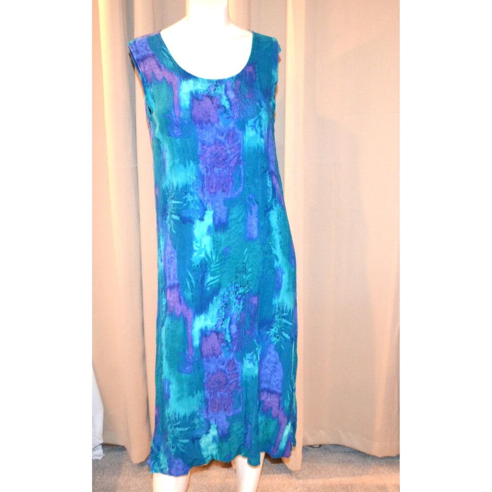 Vintage Dress Slip Abstract Great Colors Y2K
